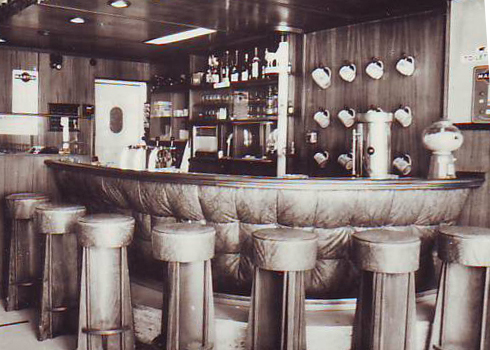 Historic Bar of Hotel de Keizer in Venray in 1952
