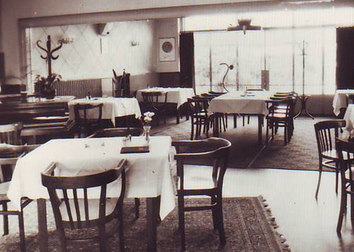 Historic Café of Hotel de Keizer in Venray in 1952